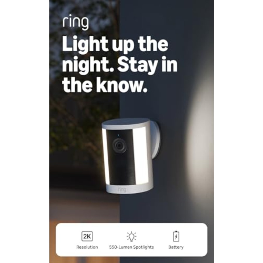 가정 또는 사업장 보안 링 스포트라이트 카메라 배터리  - Home Security Ring 리뷰 및 가격