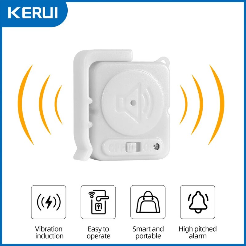 KERUI 무선 진동 경보 센서 120dB 초슬림 감지 - Home Security Alarm 리뷰 및 가격